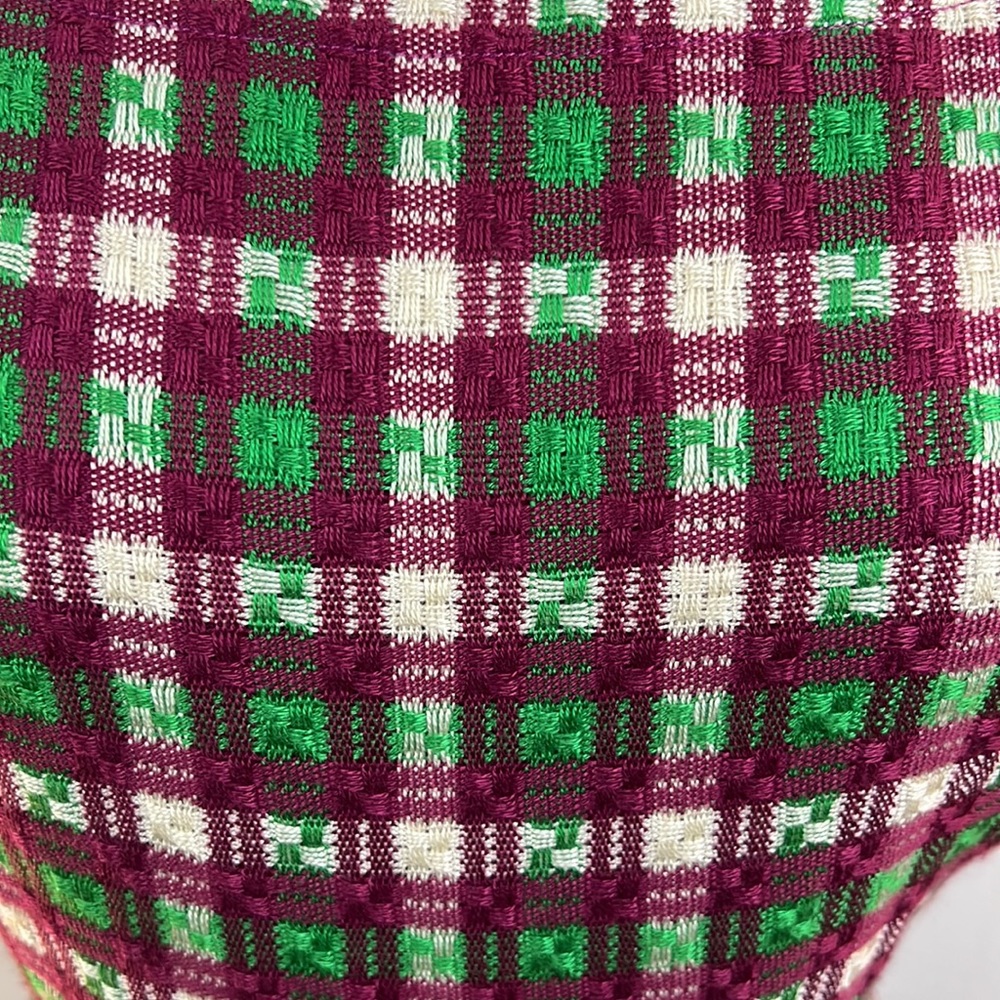 Anthropologie Saint Geraldine Purple Green Gingham Plaid Dress Size Large - Picture 7 of 15